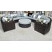 Barbados 8 Piece Outdoor Wicker Patio Furniture Set 08g in Spa - TK Classics Barbados-08G-Spa