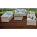 Monterey 7 Piece Outdoor Wicker Patio Furniture Set 07c in Spa - TK Classics Monterey-07C-Spa