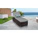 Venice Chaise Outdoor Wicker Patio Furniture in Grey - TK Classics Venice-1X-Grey