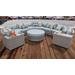 Florence 8 Piece Outdoor Wicker Patio Furniture Set 08b in Spa - TK Classics Florence-08B-Spa