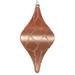 Vickerman 614792 - 8" Rose Gold Candy Glitter Net Drop Christmas Tree Ornament (MT198458D)