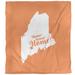 East Urban Home Augusta Me Home Sweet Single Duvet Cover Microfiber, Polyester in Orange | Twin XL Duvet Cover | Wayfair