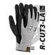 Reis R-Cut3-La_10 Level3 Schutzhandschuhe, Schwarz-Weiß-Schwarz, 10 Größe, 12 Stück