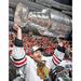 Duncan Keith Chicago Blackhawks Unsigned 2010 Stanley Cup Champions Raising Photograph
