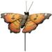 Regal Art & Gift 12737 - 46" Orange Painted Lady Butterfly Garden Stake