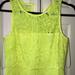 J. Crew Dresses | J.Crew Collection Neon Lace Dress- Size 6 | Color: Yellow | Size: 6