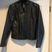 Nine West Jackets & Coats | Nine West Leather Jacket | Color: Black | Size: S