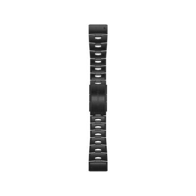 Garmin Quick Fit 26 Watch Band Vented Titanium Bracelet with Carbon Gray DLC 26 mm 010-12864-09