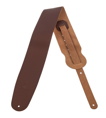 Levys Leather Strap 3,5" BRN