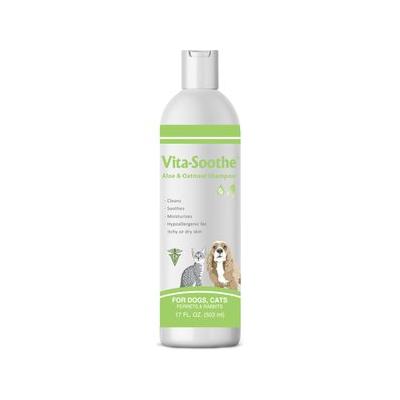 Vita-Soothe Aloe & Oatmeal Dog Shampoo, 17-oz bottle