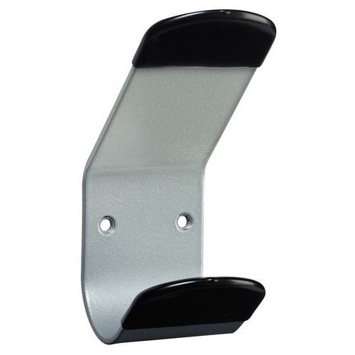 patère murale à visser - gris - unilux