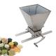 Grain Mill Malt Mill Scrap Mill Adjustable Hobby Brewer Grain Crusher Malt Grain Mill Kit Stainless Steel Malt Mill Grain Mill House Brew Mill Barley Crusher with 2 Wheels Hand Crank 4 L