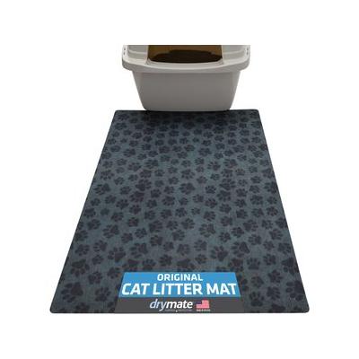 Drymate Paw Dots Cat Litter Mat, Black
