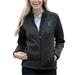 Women's Heather Black Eastern Michigan Eagles Summit Fleece Sweater Full-Zip Jacket