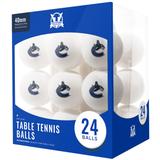 Vancouver Canucks 24-Count Logo Table Tennis Balls