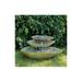 Cascading Leaf 15" High Relic Sargasso LED Outdoor Fountain