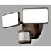 Red Barrel Studio® Kimimela LED Dusk to Dawn Outdoor Security Flood Light w/ Motion Sensor in Brown | Wayfair HZ-5867-BZ