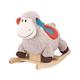 B. Toys – Loopsy Wooden Rocking Sheep – Rodeo Rocker – Plush Ride On Sheep Rocking Horse for Toddlers & Babies 18M+