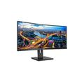 Philips 345B1C - 34 Zoll WQHD Curved Monitor, höhenverstellbar (3440x1440, 100 Hz, HDMI, DisplayPort, USB Hub) schwarz