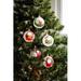 VIETRI Wreath w/ Red Bird Ornament Glass in Brown/Green/Orange | 4 H x 4 W x 4 D in | Wayfair ORN-27017