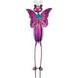 Regal Art & Gift 12535 - 31" Purple Butterfly Solar LED Garden Stake Decor
