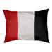 East Urban Home North Carolina Wild Dog Outdoor Dog Pillow Metal in Red/White/Black | 6.5 H x 40 W x 30 D in | Wayfair