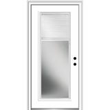 Verona Home Design Primed Steel Prehung Front Entry Door Metal | 81.75 H x 30 W x 4.56 D in | Wayfair ZZ365434L