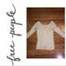 Free People Sweaters | Free People Knit Sweater | Color: Cream | Size: Xs