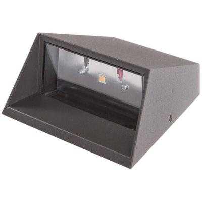 Lucande - led Wandleuchte außen 'Hanno' aus Aluminium von Image