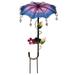 Regal Art & Gift 12545 - 18" Purple Umbrella Solar LED Garden Stake Decor