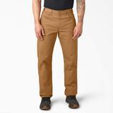 Dickies Men's Big & Tall Relaxed Fit Heavyweight Duck Carpenter Pants - Rinsed Brown Size 34 36 (1939)