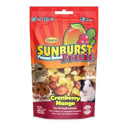 Higgins Sunburst Freeze Fried Fruit Cranberry Mango Small Animal Treat, 0.5 oz.