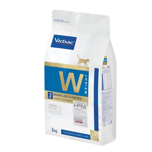 3 kg Virbac Vet HPM cat Weight Loss and Control W2 Katzentrockenfutter