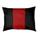 East Urban Home Ohio Football Nut Outdoor Dog Pillow Polyester in Red/Black | 6 H x 28 W x 18 D in | Wayfair 513385510FAB4F7EA9F494045A6EA1F1