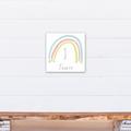 Isabelle & Max™ Pearson Rainbow Personalized Canvas Art Canvas in Blue | 12 H x 12 W x 1.25 D in | Wayfair 6DBFCC76D0B143B681DE084704C775D6