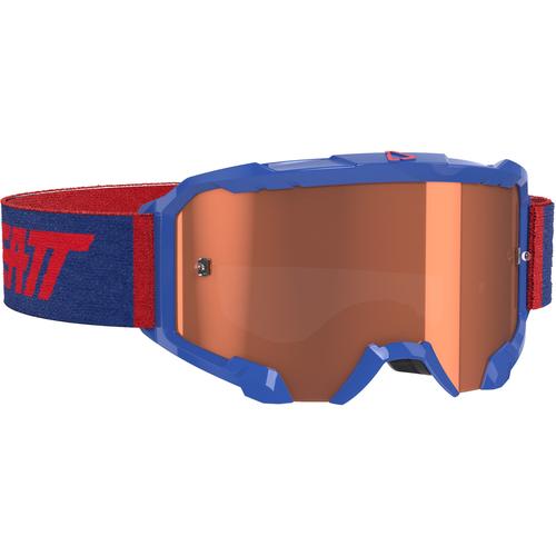 Leatt Velocity 4.5 Motocross Brille, rot-blau