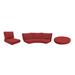 High Back Cover Set for FAIRMONT-06c in Terracotta - TK Classics CK-HB-FAIRMONT-06c-TERRACOTTA