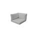 Covers for Corner Chair Cushions 4 inches thick in Grey - TK Classics 010CK-CORNER-GREY