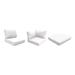 High Back Cover Set for FLORENCE-17a in Sail White - TK Classics CK-HB-FLORENCE-17a-WHITE