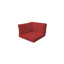 Covers for Corner Chair Cushions 4 inches thick in Terracotta - TK Classics 010CK-CORNER-TERRACOTTA