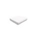 6 inch High Back Cushion for Ottoman in Sail White - TK Classics 020CUSHION-OTTOMAN-WHITE