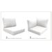High Back Cushion Set for VENICE-06b in Sail White - TK Classics CUSHIONS-VENICE-06b-WHITE