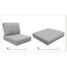 High Back Cushion Set for MIAMI-07b in Grey - TK Classics CUSHIONS-MIAMI-07b-GREY