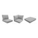 High Back Cover Set for VENICE-10g in Grey - TK Classics CK-HB-VENICE-10g-GREY
