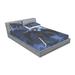 East Urban Home Spaceship Blasts a Laser Beam An Enemy Alien Ship Galaxy Clash Outer Space Sheet Set Microfiber/Polyester | Wayfair