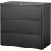 Lorell Fortress 3-Drawer Lateral Filing Cabinet Metal/Steel in Black | 40.3 H x 42 W x 18.6 D in | Wayfair 88031