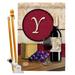 Breeze Decor Wine Happy Hour & Drinks 2-Sided Polyester 40 x 28 in. Flag Set in Red | 40 H x 28 W in | Wayfair BD-WI-HS-130233-IP-BO-D-US14-BD