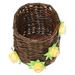 Bayou Breeze Floral Glory Cardboard Basket Cardboard/Paper in Brown | 5.25 H x 4.5 W x 4.5 D in | Wayfair 340EAFF4900840AEAF73AFDD5BCB0A16