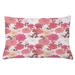 East Urban Home Dahlia Flower Indoor/Outdoor Floral Lumbar Pillow Cover Polyester | 16 H x 26 W x 0.1 D in | Wayfair