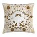 East Urban Home Indoor/Outdoor Floral 36" Throw Pillow Cover Polyester | 36 H x 36 W x 0.1 D in | Wayfair BEECC2EA0E3F4072837BB3B39C8C35EC